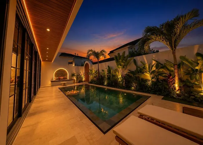 Lymera - 4br Tropical Pool Near Canggu Villa